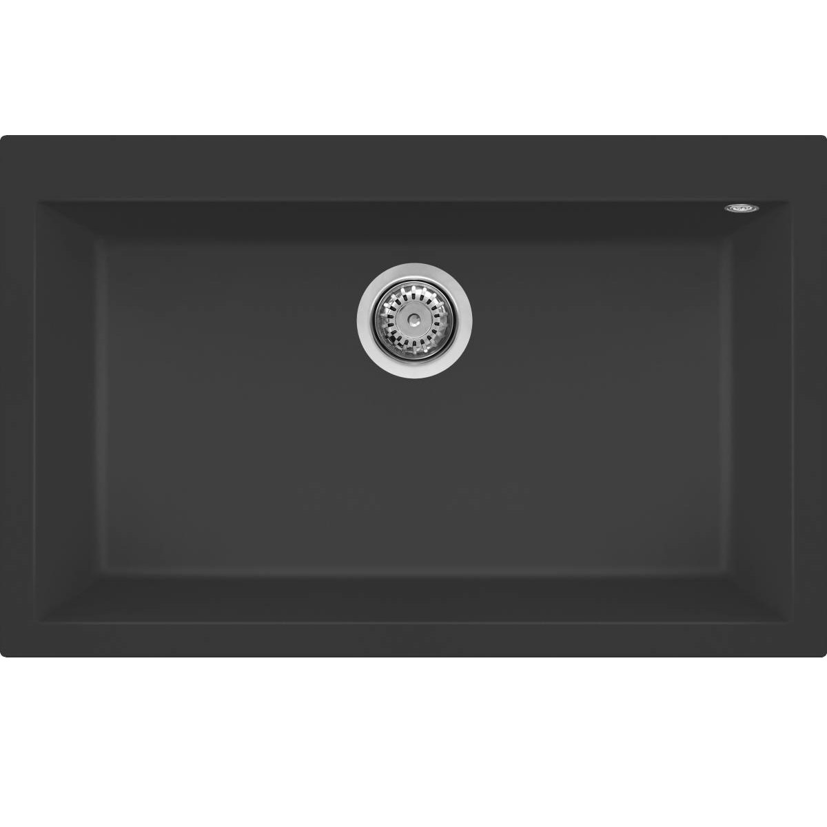 QUA13040 Νεροχύτης κουζίνας QUADRA 130 Nero 40 ELLECI 79x50cm - Image 1