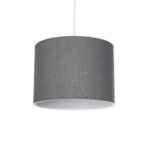 GLOBOSTAR® BLAZE 203-0108 Μοντέρνο Κρεμαστό Φωτιστικό Οροφής με Ντουί 1 x E27 AC 220-240V IP20 - Γκρι - Μ22 x Π22 x Υ20cm - Image 2