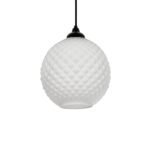 GLOBOSTAR® KEGEL 206-0004 Μοντέρνο Κρεμαστό Φωτιστικό Οροφής με Ντουί 1 x E27 AC 220-240V IP20 - Λευκό - Μ20 x Π20 x Υ20cm - Image 2