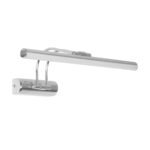 GLOBOSTAR® REFINE 203-0187 Μοντέρνο Φωτιστικό Τοίχου - Απλίκα Καθρέπτη Μπάνιου LED 7W 640lm 120° AC 220-240V IP44 Θερμό Λευκό 2700K - Lumileds SMD Chip - Νίκελ Χρώμιο - Μ35 x Π21 x Υ12cm - 2 Χρόνια Εγγύηση - Image 2