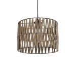 GLOBOSTAR® MARS 205-0054 Boho Κρεμαστό Φωτιστικό Οροφής με Ντουί 1 x E27 AC 220-240V IP20 - Μπεζ - M30 x Π30 x Υ24cm - Image 2