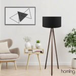 GLOBOSTAR® SAGA 204-0038 Μοντέρνο Επιδαπέδιο Φωτιστικό με Ντουί 1 x E27 AC 220-240V IP20 - Καφέ & Μαύρο - Μ38 x Π38 x Υ140cm - Image 10