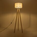 GLOBOSTAR® SAGA 204-0047 Μοντέρνο Επιδαπέδιο Φωτιστικό με Ντουί 1 x E27 AC 220-240V IP20 - Μπεζ & Πράσινο - Μ38 x Π38 x Υ140cm - Image 2