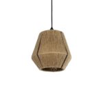 GLOBOSTAR® PULVIS 205-0083 Boho Κρεμαστό Φωτιστικό Οροφής με Ντουί 1 x E27 AC 220-240V IP20 - Μπεζ - M22 x Π22 x Υ22cm - Image 2