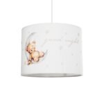 GLOBOSTAR® MOON 204-0013 Παιδικό Κρεμαστό Φωτιστικό Οροφής με Ντουί 1 x E27 AC 220-240V IP20 - Πολύχρωμο - Μ28 x Π28 x Υ24cm - Image 2