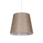 GLOBOSTAR® CONEY 203-0073 Μοντέρνο Κρεμαστό Φωτιστικό Οροφής με Ντουί 1 x E27 AC 220-240V IP20 - Καφέ - Μ26 x Π26 x Υ25cm - Image 2