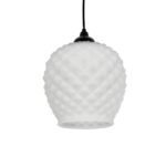 GLOBOSTAR® KEGEL 206-0005 Μοντέρνο Κρεμαστό Φωτιστικό Οροφής με Ντουί 1 x E27 AC 220-240V IP20 - Λευκό - Μ19 x Π19 x Υ19cm - Image 2