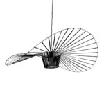 GLOBOSTAR® LUMINOVA 61467 Μοντέρνο Κρεμαστό Φωτιστικό Οροφής με Ντουί 1 x E27 AC 220-240V IP20 - Μαύρο - Μ100 x Π100 x Υ30cm - Image 2