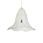 GLOBOSTAR® KENTUCKY 01892 Vintage Κρεμαστό Φωτιστικό Οροφής με Ντουί 1 x E27 AC 220-240V IP20 - Λευκό - Μ60 x Π60 x Υ52cm - Image 2