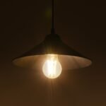 GLOBOSTAR® FONTE 203-0080 Μοντέρνο Κρεμαστό Φωτιστικό Οροφής με Ντουί 1 x E27 AC 220-240V IP20 - Μαύρο - Μ25.5 x Π25.5 x Υ10cm - Image 3