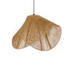 GLOBOSTAR® ELDA 205-0033 Boho Κρεμαστό Φωτιστικό Οροφής με Ντουί 1 x E27 AC 220-240V IP20 - Μπεζ - M68 x Π34 x Υ39cm - Image 2