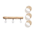 GLOBOSTAR® CUP 203-0055 Vintage Φωτιστικό Οροφής με Ντουί 3 x E27 AC 220-240V IP20 - Λευκό & Μπεζ - Μ60 x Π14 x Υ26cm - Image 8