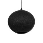 GLOBOSTAR® SOLEI 205-0004 Boho Κρεμαστό Φωτιστικό Οροφής με Ντουί 1 x E27 AC 220-240V IP20 - Μαύρο - M40 x Π40 x Υ36cm - Image 2