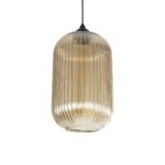 GLOBOSTAR® MELONI 206-0020 Μοντέρνο Κρεμαστό Φωτιστικό Οροφής με Ντουί 1 x E27 AC 220-240V IP20 - Mελί - Μ20 x Π20 x Υ38cm - Image 2