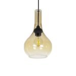 GLOBOSTAR® ΤΟΝΕ 206-0035 Μοντέρνο Κρεμαστό Φωτιστικό Οροφής με Ντουί 1 x E27 AC 220-240V IP20 - Mελί - Μ20 x Π20 x Υ36cm - Image 2