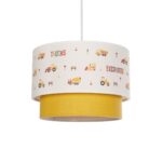 GLOBOSTAR® EXCAVATOR 204-0005 Παιδικό Κρεμαστό Φωτιστικό Οροφής με Ντουί 1 x E27 AC 220-240V IP20 - Πολύχρωμο - Μ30 x Π30 x Υ24cm - Image 2