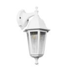 GLOBOSTAR® VITRO 203-0201 Vintage Φωτιστικό Τοίχου - Απλίκα με Ντουί 1 x E27 AC 220-240V IP44 - Λευκό - Μ17 x Π20 x Υ36cm - Image 2