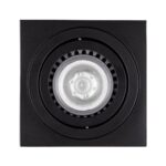 kelvo® AKIRA KLV-101-0028 Κινούμενο Φωτιστικό Downlight Σποτ για Λάμπα MR16 με Ντουί GU10 AC 220-240V IP20 - Μαύρο Ματ - Μ8 x Π8 x Υ10cm - Image 5