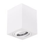 kelvo® AKIRA KLV-101-0029 Κινούμενο Φωτιστικό Downlight Σποτ για Λάμπα MR16 με Ντουί GU10 AC 220-240V IP20 - Λευκό Ματ - Μ8 x Π8 x Υ10cm - Image 3