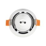 kelvo® LAMDA KLV-101-0045 Χωνευτό Φωτιστικό Downlight Σποτ Μπάνιου για Λάμπα MR16 με Ντουί GU10 AC 220-240V Αδιάβροχο IP65 - Λευκό Ματ - Μ8.5 x Π8.5 x Υ3.5cm / Q7.5cm - Image 5
