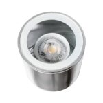 kelvo® MARETTI KLV-101-0057 Φωτιστικό Downlight Σποτ για Λάμπα MR16 με Ντουί GU10 AC 220-240V Αδιάβροχο IP65 - Νίκελ Χρώμιο - Μ9 x Π9 x Υ9cm - Image 6
