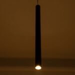 kelvo® CANAL KLV-101-0072 Κρεμαστό Φωτιστικό Οροφής LED 7W 700lm 36° AC 220-240V IP20 Θερμό Λευκό 2700K - Bridgelux COB Chip & TÜV SÜD Driver - Μαύρο Ματ - Μ4 x Π4 x Υ60cm - 5 Χρόνια Εγγύηση - Image 10