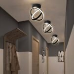 GLOBOSTAR® AMELIA 61052 Μοντέρνο Φωτιστικό Οροφής LED 20W 2400lm 300° AC 220-240V IP20 Ρυθμιζόμενο Λευκό CCT με On/Off 2700K/4500K/6000K - Lumileds SMD Chip - Μαύρο Ματ - Μ24.5 x Π16 x Υ25cm - 3 Χρόνια Εγγύηση - Image 9