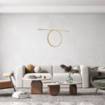 GLOBOSTAR® ROME 61297 Μοντέρνο Κρεμαστό Φωτιστικό Οροφής LED 24W 2640lm 200° AC 220-240V IP20 Ρυθμιζόμενο Λευκό CCT με On/Off 2700K/4500K/6000K - Lumileds SMD Chip - Χρυσό Βούρτσας - Μ65.5 x Π4 x Υ33cm - 3 Χρόνια Εγγύηση - Image 14