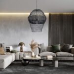 GLOBOSTAR® KENTUCKY 01912 Vintage Κρεμαστό Φωτιστικό Οροφής με Ντουί 1 x E27 AC 220-240V IP20 - Μαύρο - Μ60 x Π60 x Υ70cm - Image 12