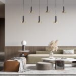 GLOBOSTAR® ZANE 60937 Μοντέρνο Κρεμαστό Φωτιστικό Οροφής LED 100W 11200lm 120° AC 220-240V IP20 Ρυθμιζόμενο Λευκό CCT με Χειριστήριο από 2700K έως 6000K Dimmable - Lumileds SMD Chip - Μαύρο Ματ & Χρυσό - Μ160 x Π15 x Υ20cm - 3 Χρόνια Εγγύηση - Image 13