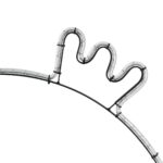 GLOBOSTAR® XMAS-CROWN-BIG Χριστουγεννιάτικο Διακοσμητικό Φωτιστικό LED 27.3W 1092lm 360° AC 220-240V Αδιάβροχο IP65 Θερμό Λευκό 2700K - Μαύρο & Διάφανο - Μ88 x Π25 x Υ136cm - 2 Χρόνια Εγγύηση - Image 4