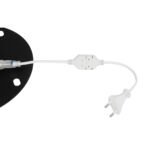 GLOBOSTAR® XMAS-CROWN-BIG Χριστουγεννιάτικο Διακοσμητικό Φωτιστικό LED 27.3W 1092lm 360° AC 220-240V Αδιάβροχο IP65 Θερμό Λευκό 2700K - Μαύρο & Διάφανο - Μ88 x Π25 x Υ136cm - 2 Χρόνια Εγγύηση - Image 7