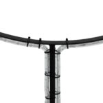 GLOBOSTAR® XMAS-CROWN-SMALL Χριστουγεννιάτικο Διακοσμητικό Φωτιστικό LED 15,6W 624lm 360° AC 220-240V Αδιάβροχο IP65 Θερμό Λευκό 2700K - Μαύρο & Διάφανο - M73 x Π25 x Υ106cm - 2 Χρόνια Εγγύηση - Image 5