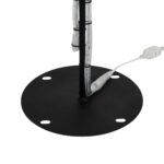 GLOBOSTAR® XMAS-CROWN-SMALL Χριστουγεννιάτικο Διακοσμητικό Φωτιστικό LED 15,6W 624lm 360° AC 220-240V Αδιάβροχο IP65 Θερμό Λευκό 2700K - Μαύρο & Διάφανο - M73 x Π25 x Υ106cm - 2 Χρόνια Εγγύηση - Image 6