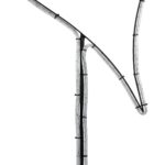 GLOBOSTAR® XMAS-HEART Χριστουγεννιάτικο Διακοσμητικό Φωτιστικό LED 19,5W 780lm 360° AC 220-240V Αδιάβροχο IP65 Θερμό Λευκό 2700K  - Μαύρο & Διάφανο - M100 x Π25 x Υ157cm - 2 Χρόνια Εγγύηση - Image 5