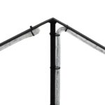 GLOBOSTAR® XMAS-STAR-SMALL Χριστουγεννιάτικο Διακοσμητικό Φωτιστικό LED 15,6W 624lm 360° AC 220-240V Αδιάβροχο IP65 Θερμό Λευκό 2700K - Μαύρο & Διάφανο - M97 x Π25 x Υ107cm - 2 Χρόνια Εγγύηση - Image 5