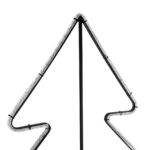 GLOBOSTAR® XMAS-TREE-BIG Χριστουγεννιάτικο Διακοσμητικό Φωτιστικό LED 27.3W 1092lm 360° AC 220-240V Αδιάβροχο IP65 Θερμό Λευκό 2700K  - Μαύρο & Διάφανο - Μ134 x Π25 x Υ188cm - 2 Χρόνια Εγγύηση - Image 4