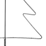 GLOBOSTAR® XMAS-TREE-BIG Χριστουγεννιάτικο Διακοσμητικό Φωτιστικό LED 27.3W 1092lm 360° AC 220-240V Αδιάβροχο IP65 Θερμό Λευκό 2700K  - Μαύρο & Διάφανο - Μ134 x Π25 x Υ188cm - 2 Χρόνια Εγγύηση - Image 5