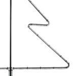 GLOBOSTAR® XMAS-TREE-SMALL Χριστουγεννιάτικο Διακοσμητικό Φωτιστικό LED 19,5W 780lm 360° AC 220-240V Αδιάβροχο IP65 Θερμό Λευκό 2700K - Μαύρο & Διάφανο - M102 x Π25 x Υ142cm - 2 Χρόνια Εγγύηση - Image 5