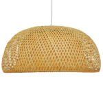 GLOBOSTAR® SAN TROPEZ 01627 Boho Κρεμαστό Φωτιστικό Οροφής με Ντουί 1 x E27 AC 220-240V IP20 - Μπεζ - Μ60 x Π60 x Υ29cm - Image 4