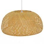 GLOBOSTAR® SAN TROPEZ 01627 Boho Κρεμαστό Φωτιστικό Οροφής με Ντουί 1 x E27 AC 220-240V IP20 - Μπεζ - Μ60 x Π60 x Υ29cm - Image 5