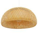 GLOBOSTAR® SAN TROPEZ 01627 Boho Κρεμαστό Φωτιστικό Οροφής με Ντουί 1 x E27 AC 220-240V IP20 - Μπεζ - Μ60 x Π60 x Υ29cm - Image 6