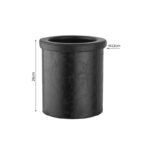 Δερμάτινο Καλάθι Γραφείου 9L Μαύρο 22×22×26 cm - Image 3