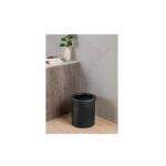 Δερμάτινο Καλάθι Γραφείου 9L Μαύρο 22×22×26 cm - Image 2