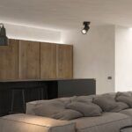 kelvo® SPOTA KLV-101-0134 Κινούμενο Φωτιστικό Σποτ Οροφής για Λάμπα MR16 με Ντουί GU10 AC 220-240V IP20 - Μαύρο Ματ - Μ7 x Π6 x Υ14cm