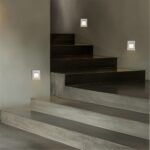 kelvo® STEPART KLV-101-0079 Χωνευτό Φωτιστικό Σκαλοπατιού / Διαδρόμου LED 3W 375lm 45° AC 220-240V Αδιάβροχο IP65 Θερμό Λευκό 2700K - Lumileds SMD Chip & TÜV SÜD Driver - Λευκό Ματ - Μ8.5 x Π5 x Υ8.5cm / Q6.7 x 6.7cm - 5 Χρόνια Εγγύηση