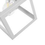 GLOBOSTAR® DISE 201-0052 Μοντέρνο Κρεμαστό Φωτιστικό Οροφής με Ντουί 1 x E27 AC 220-240V IP20 - Λευκό - Μ28 x Π28 x Υ31cm - Image 8
