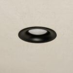kelvo® LAMDA KLV-101-0044 Χωνευτό Φωτιστικό Downlight Σποτ Μπάνιου για Λάμπα MR16 με Ντουί GU10 AC 220-240V Αδιάβροχο IP65 - Μαύρο Ματ - Μ8.5 x Π8.5 x Υ3.5cm / Q7.5cm