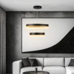 kelvo® VENOM KLV-101-0196 Κρεμαστό Φωτιστικό Οροφής LED 75W 7500lm 120° AC 220-240V IP20 Ρυθμιζόμενο Λευκό CCT με Χειριστήριο από 2700K έως 6000K Dimmable - Lumileds SMD Chip - Μαύρο Ματ - Μ60 x Π60 x Υ40cm - 3 Χρόνια Εγγύηση