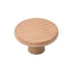 Roline 563 Πόμολο Επίπλου από Ξύλο Οξιά Φ40mm